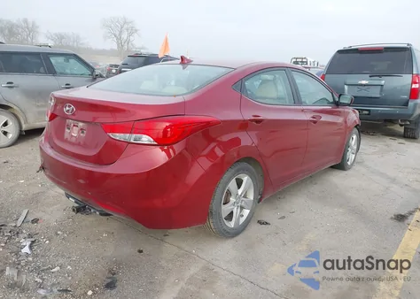 2013 Hyundai Elantra Gls/Limited z USA, uszkodzony, nr VIN 5NPDH4AE4DH224313